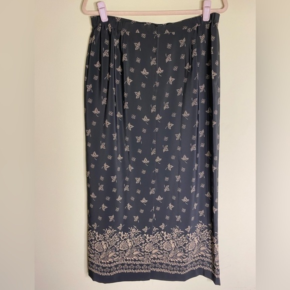 Norton McNaughton Black Skirt 14 - Picture 3 of 3